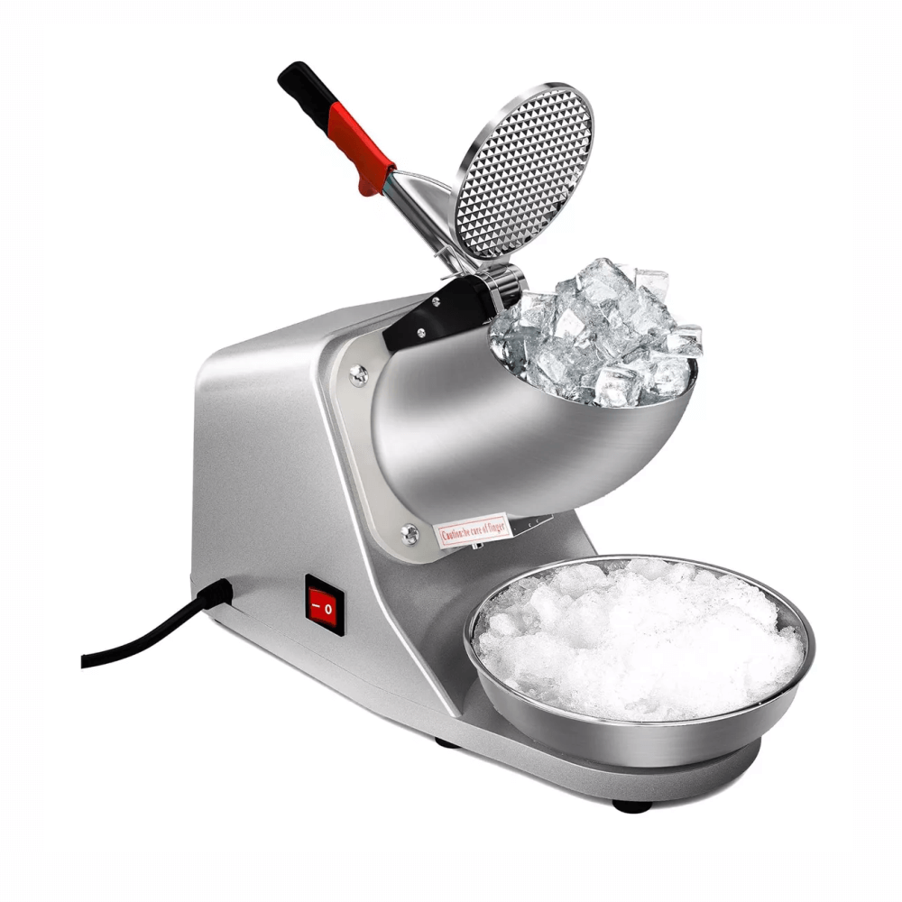 Máquina Trituradora Hielo Eléctrica Acero Inoxidable Raspado Comercial