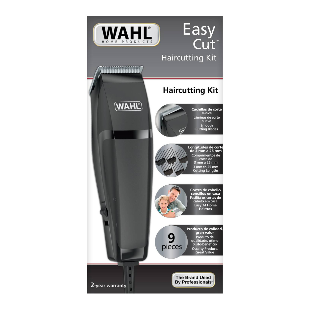 Máquina Peluquería Wahl Easy Cut 10 Piezas Peines Guía Corte Casa