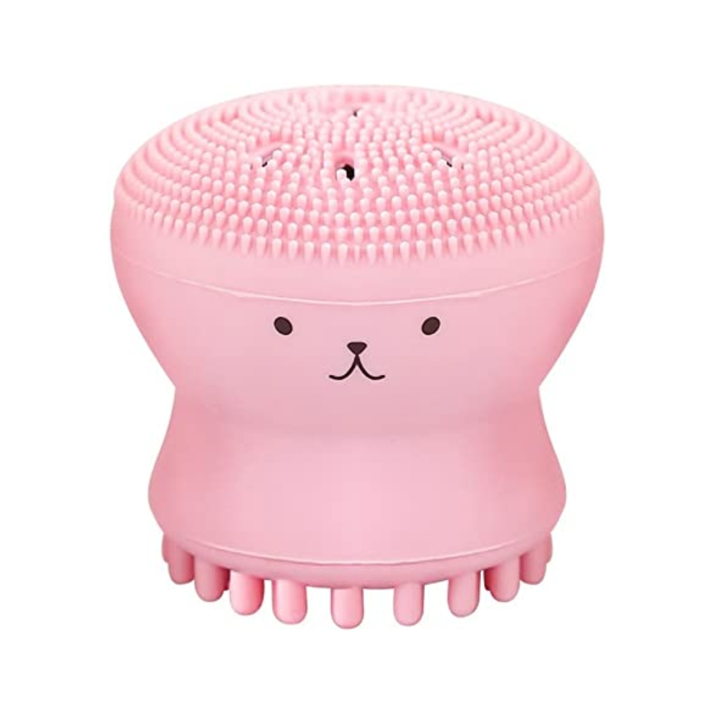 Cepillo Limpiador Facial Silicona Pulpo Exfoliante Masajeador Rostro