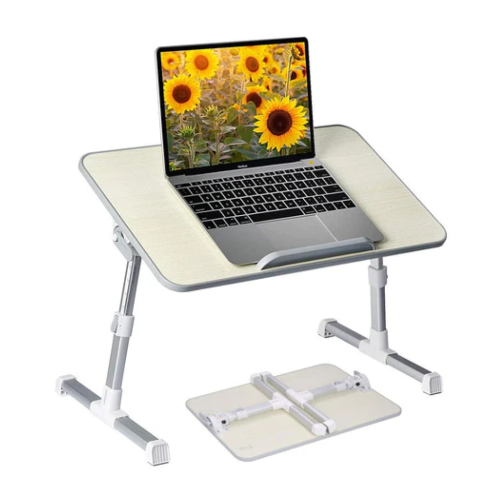 Mesa Laptop Cama Ajustable Plegable Ventilador Inclinable Escritorio