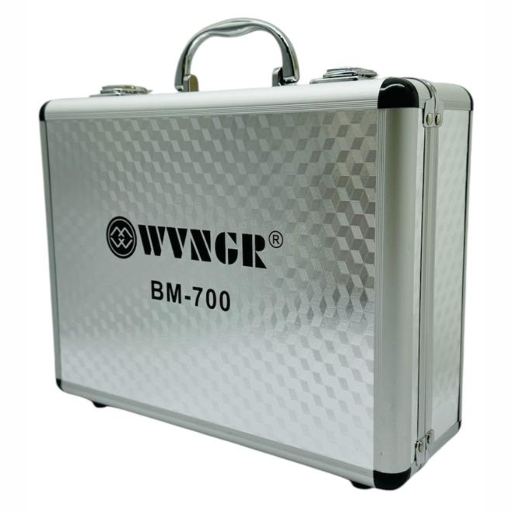 Micrófono Condensador Estudio BM700 Cardioide Filtro Pop Estuche Brazo