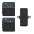 Micrófono Solapa Inalámbrico 2.4GHz Tipo C Lightning Reducción Ruido