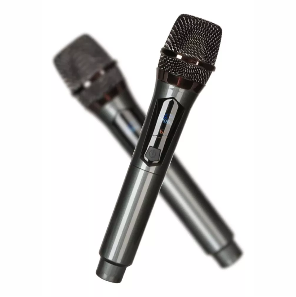Micrófono Inalámbrico Doble UHF Recargable DX-U802 Karaoke Eventos