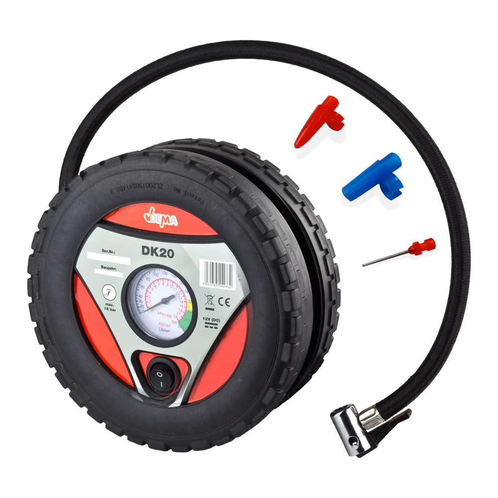 Mini Compresor Portátil 12V Inflador Llantas Carro Moto Encendedor