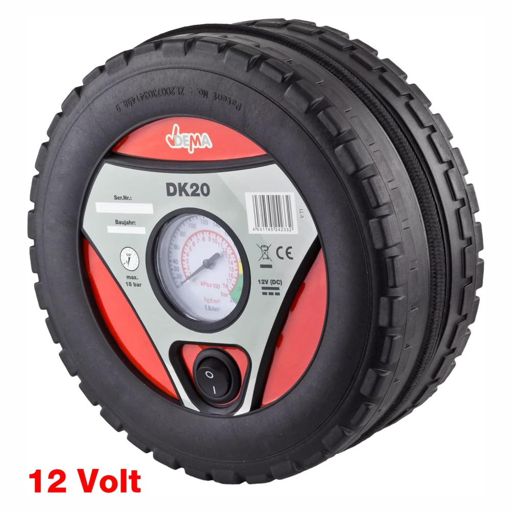 Mini Compresor Portátil 12V Inflador Llantas Carro Moto Encendedor