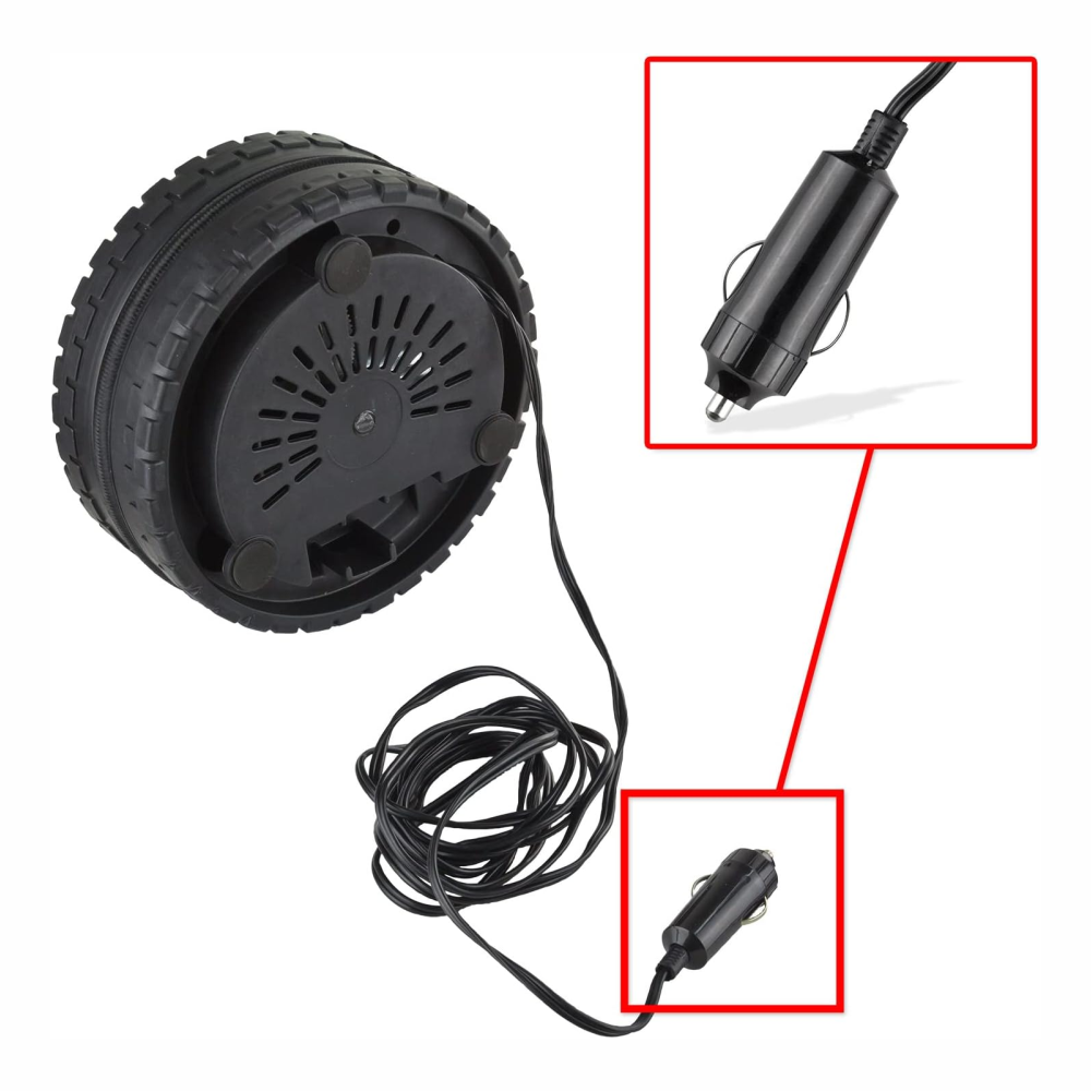 Mini Compresor Portátil 12V Inflador Llantas Carro Moto Encendedor
