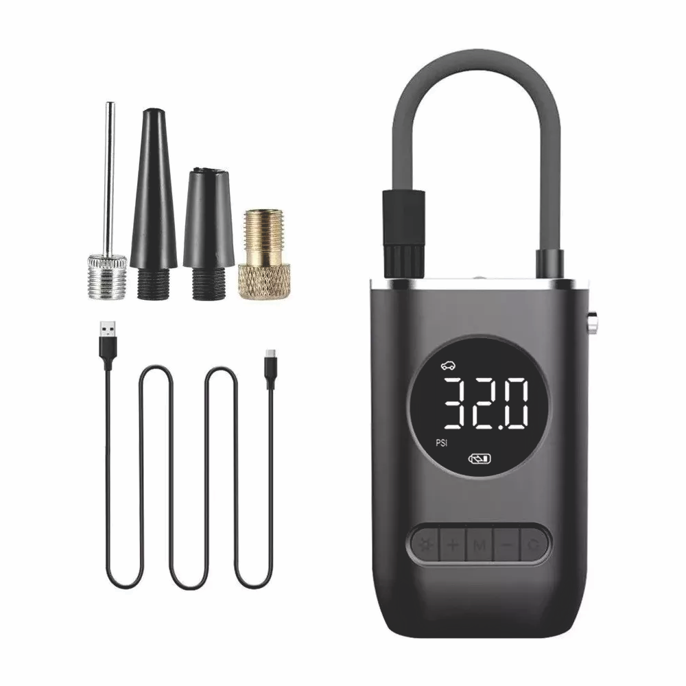 Mini Compresor Portátil Recargable Inalámbrico Carro Moto Bici 150 PSI