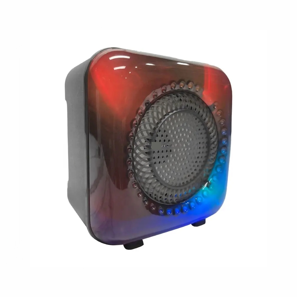 Mini Parlante Bluetooth Recargable Luces LED GTS-1373 Radio FM Karaoke