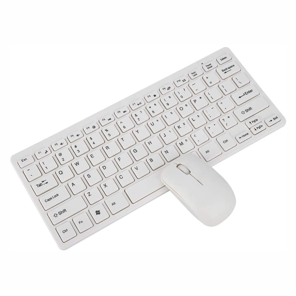 Combo Mini Teclado Mouse Inalámbrico 2.4G K-03 Protector Silicona USB