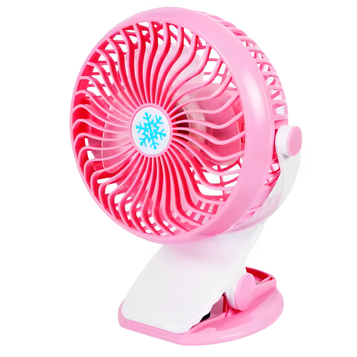 Mini Ventilador Pinza Recargable USB 3 Velocidades Portátil Silencioso