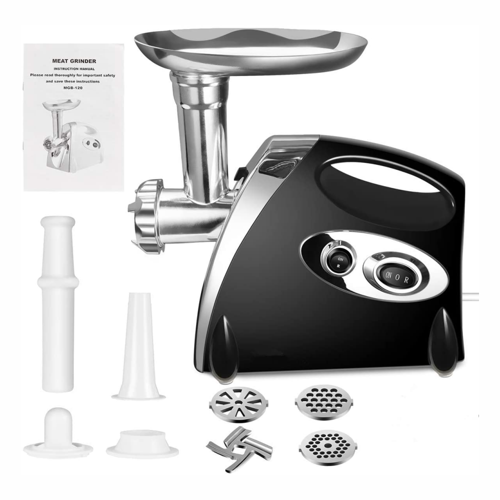 Molino Eléctrico Picador Carne Swisshome 2800W 3 Discos Corte Cocina