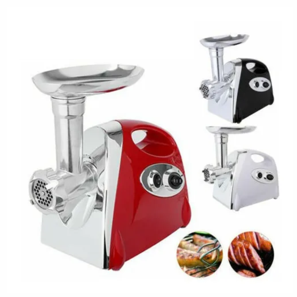Molino Eléctrico Picador Carne Swisshome 2800W 3 Discos Corte Cocina