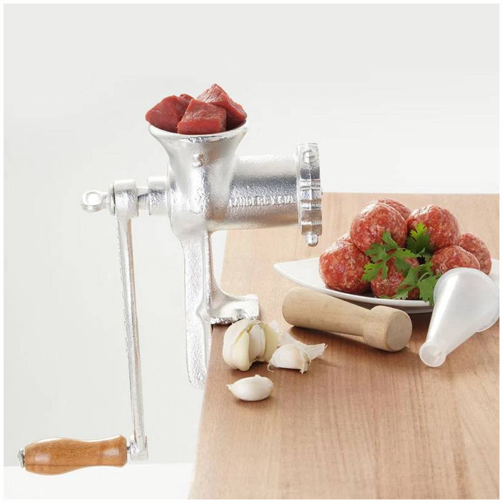 Molino Manual Carne Corona Tradicional Maíz Granos Moledor Manivela