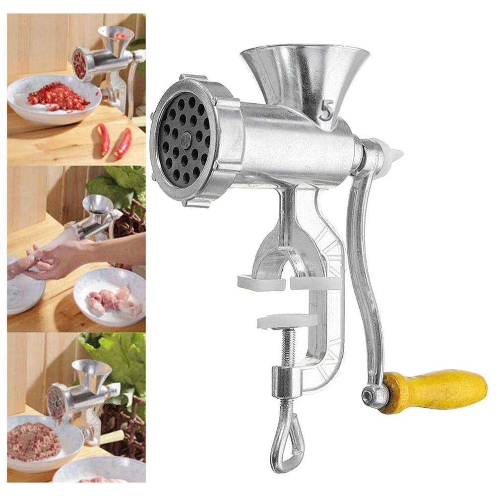 Molino Manual Carne Corona Tradicional Maíz Granos Moledor Manivela