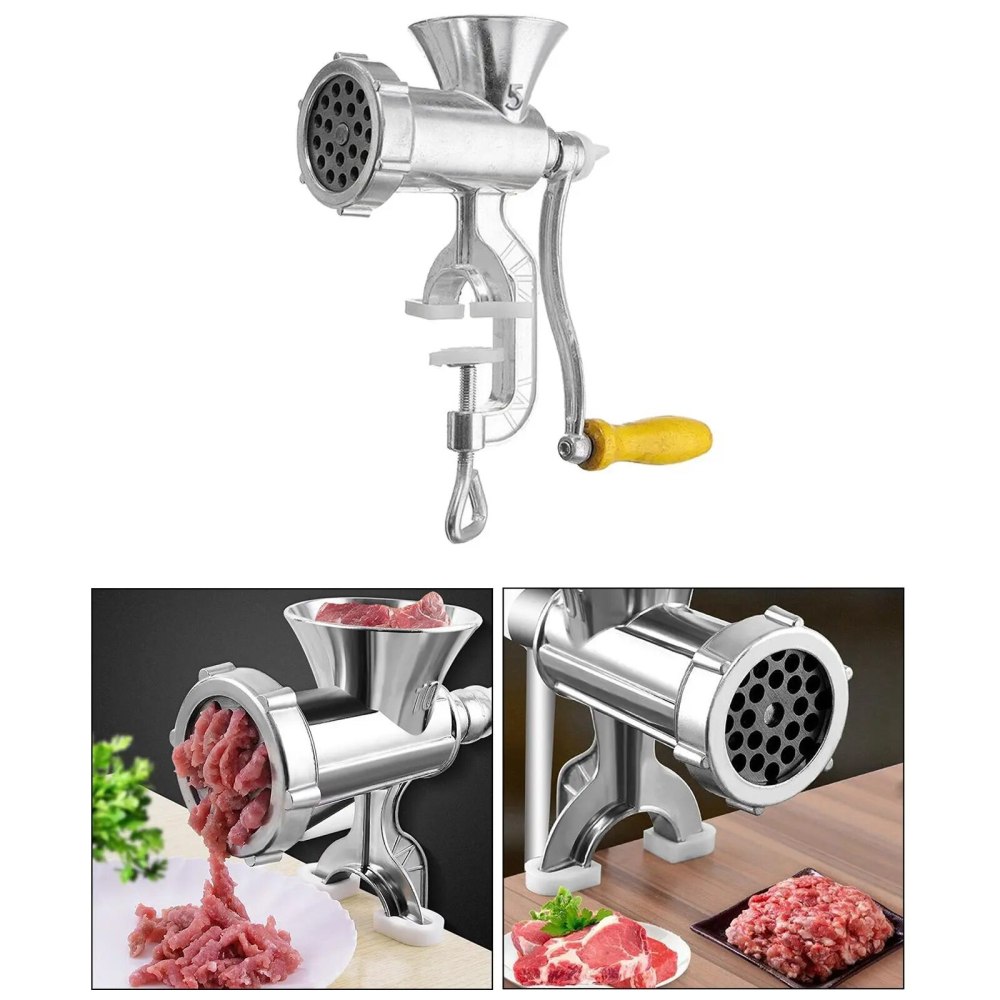 Molino Manual Carne Corona Tradicional Maíz Granos Moledor Manivela
