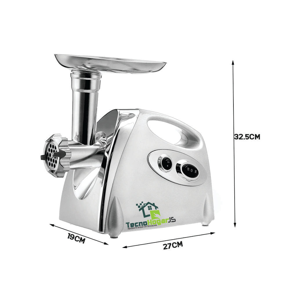 Molino Eléctrico Picador Carne Maíz Universal Royal 1200W 3 Discos
