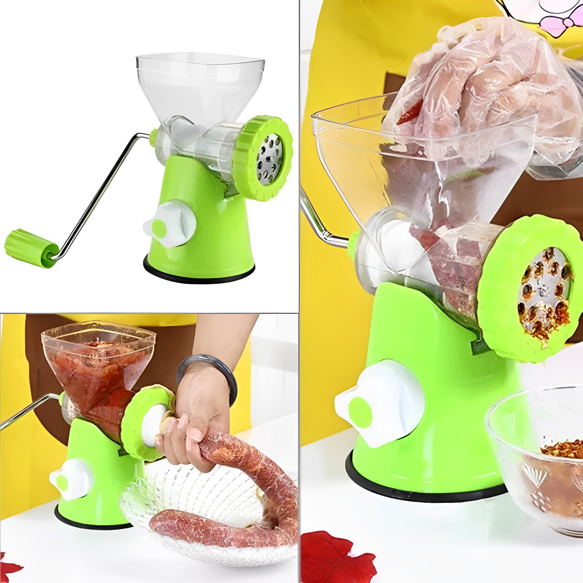 Molino Carne Manual Manivela Embutidos Chorizos Moledor Cocina Casero