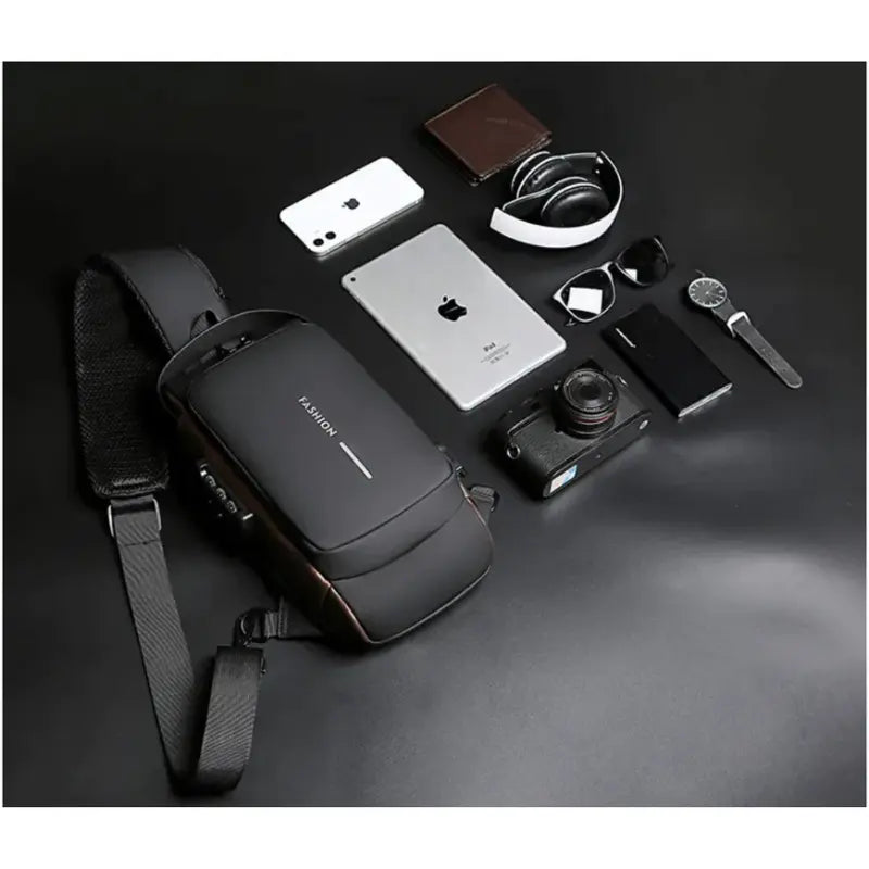 Bolso Antirrobo Hombro Clave Seguridad Bolsillo Secreto USB Viaje