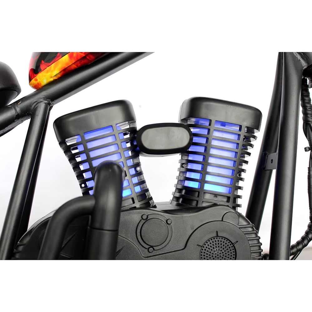 Moto Eléctrica Niños Recargable Sonido Motor Luces LED Farola Juguete