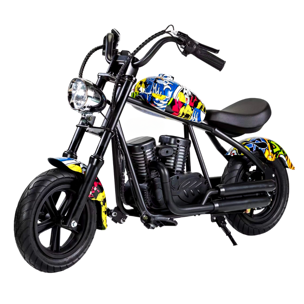 Moto Eléctrica Niños Recargable Sonido Motor Luces LED Farola Juguete