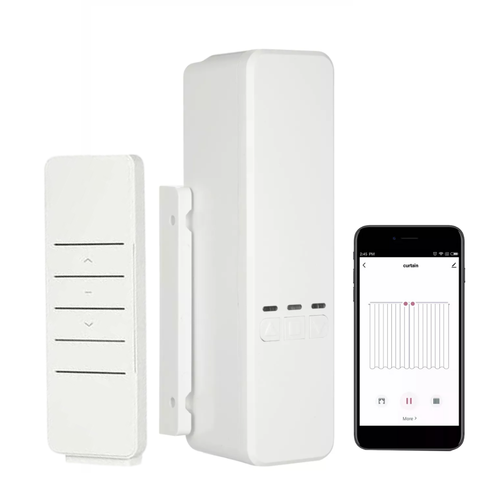Motor Inteligente WiFi Cortinas Persianas Control Remoto App Voz Tuya