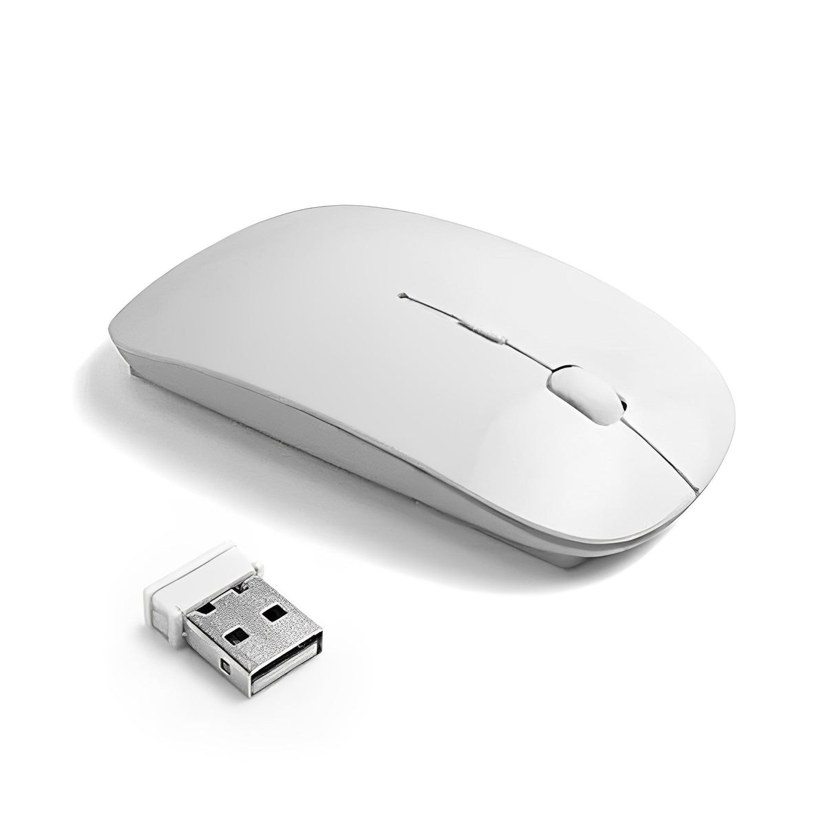 Mouse Inalámbrico Weibo 5084B Receptor USB Clic Silencioso Portátil