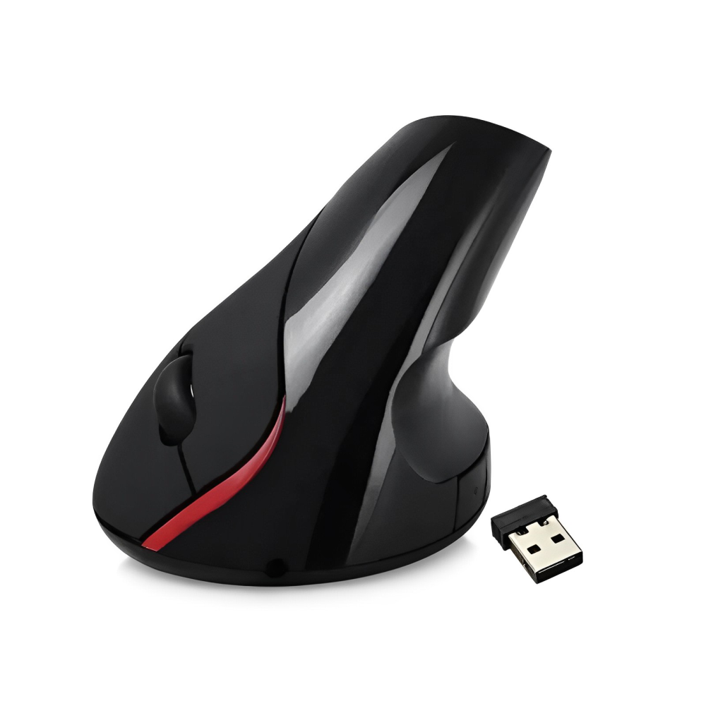 Mouse Vertical Inalámbrico Recargable Ergonómico Weibo WB-881 USB