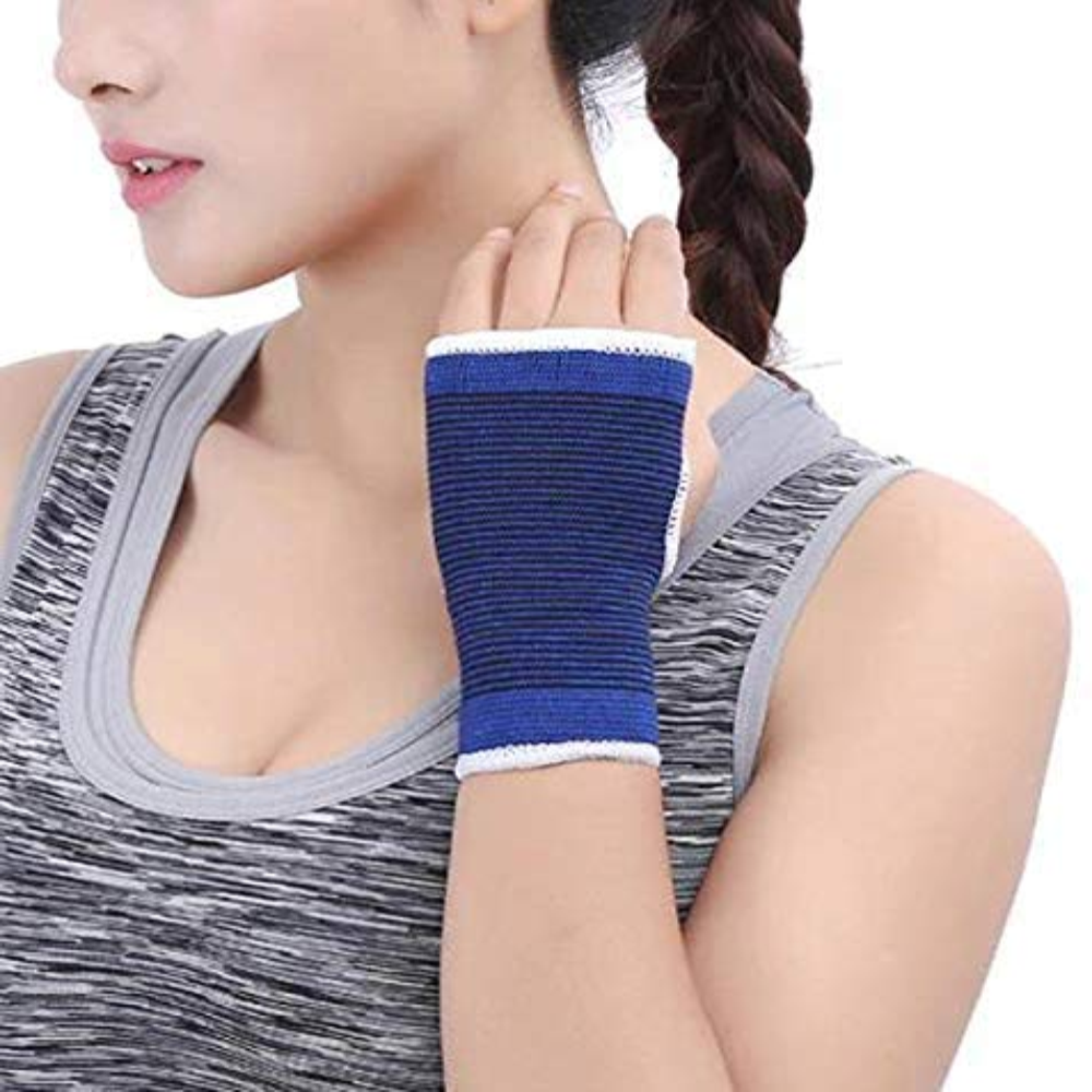 Muñequera Elástica Deportiva Ortopédica Gel SBK-7301 Soporte Palma