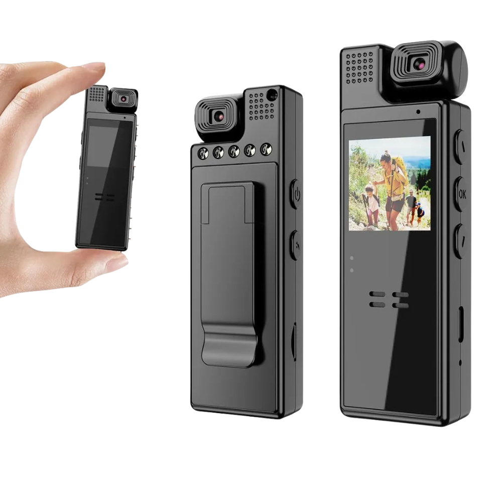 Mini Cámara Corporal L9 Full HD 1080p Visión Nocturna WiFi Clip
