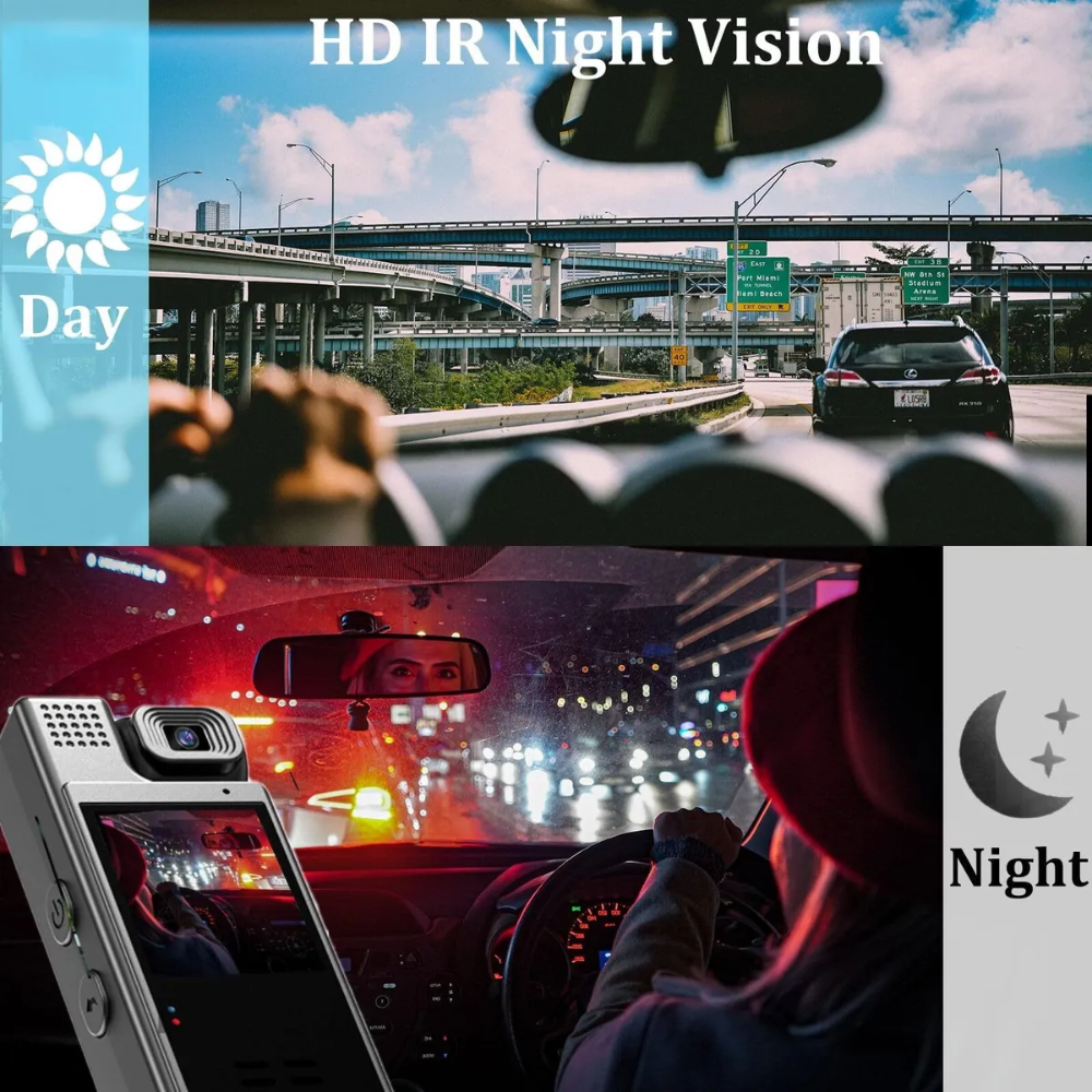 Mini Cámara Corporal L9 Full HD 1080p Visión Nocturna WiFi Clip