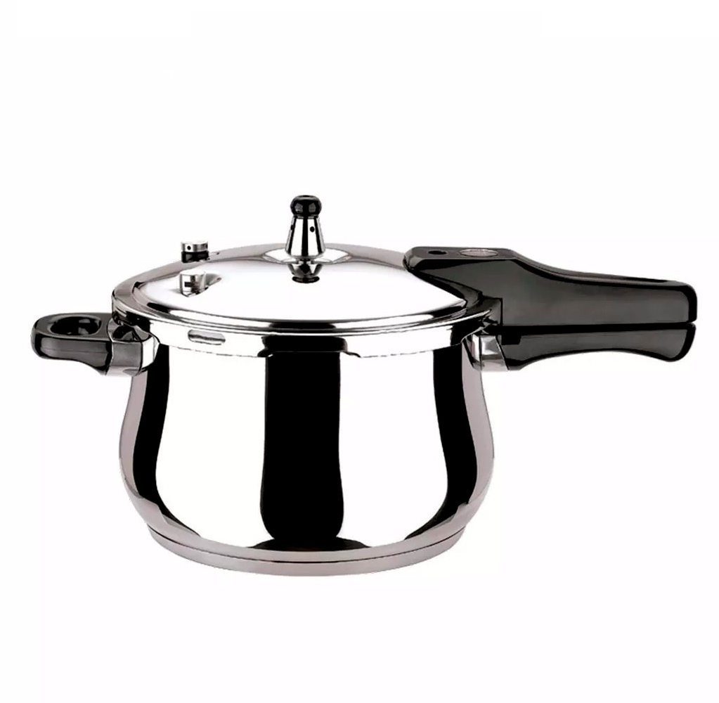 Olla Presión Express Swisshome Acero Inoxidable 18/10 Triple Válvula
