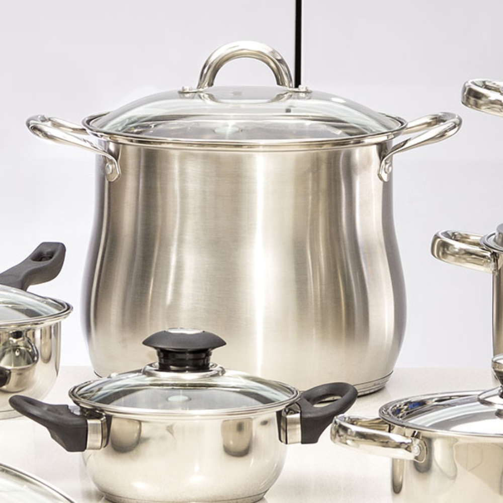 Olla Sopera Acero Inoxidable 304 21 Litros Gipfel Inducción Grande