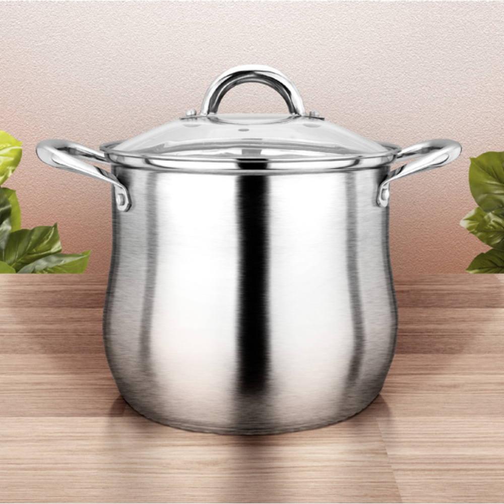 Olla Sopera Acero Inoxidable 304 21 Litros Gipfel Inducción Grande