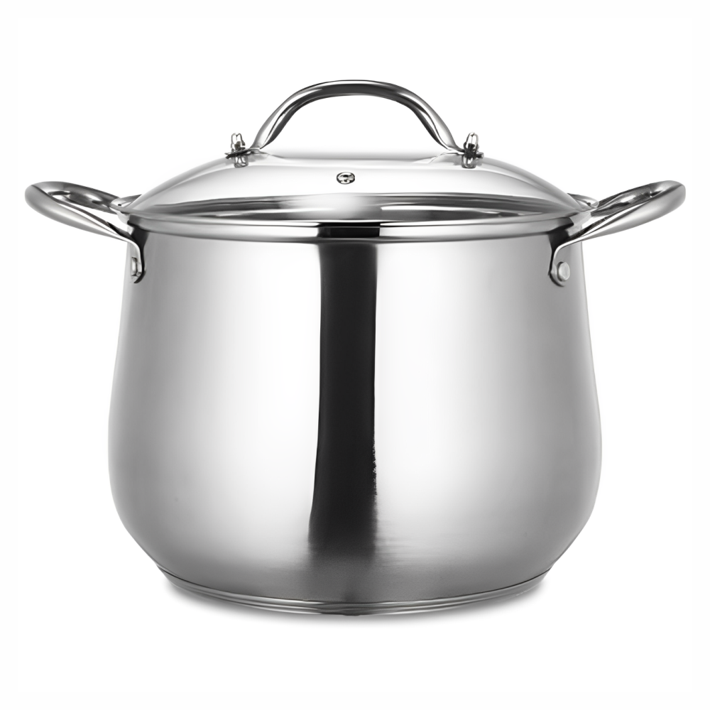 Olla Sopera Acero Inoxidable 304 21 Litros Gipfel Inducción Grande
