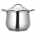 Olla Sopera Acero Inoxidable 304 21 Litros Gipfel Inducción Grande