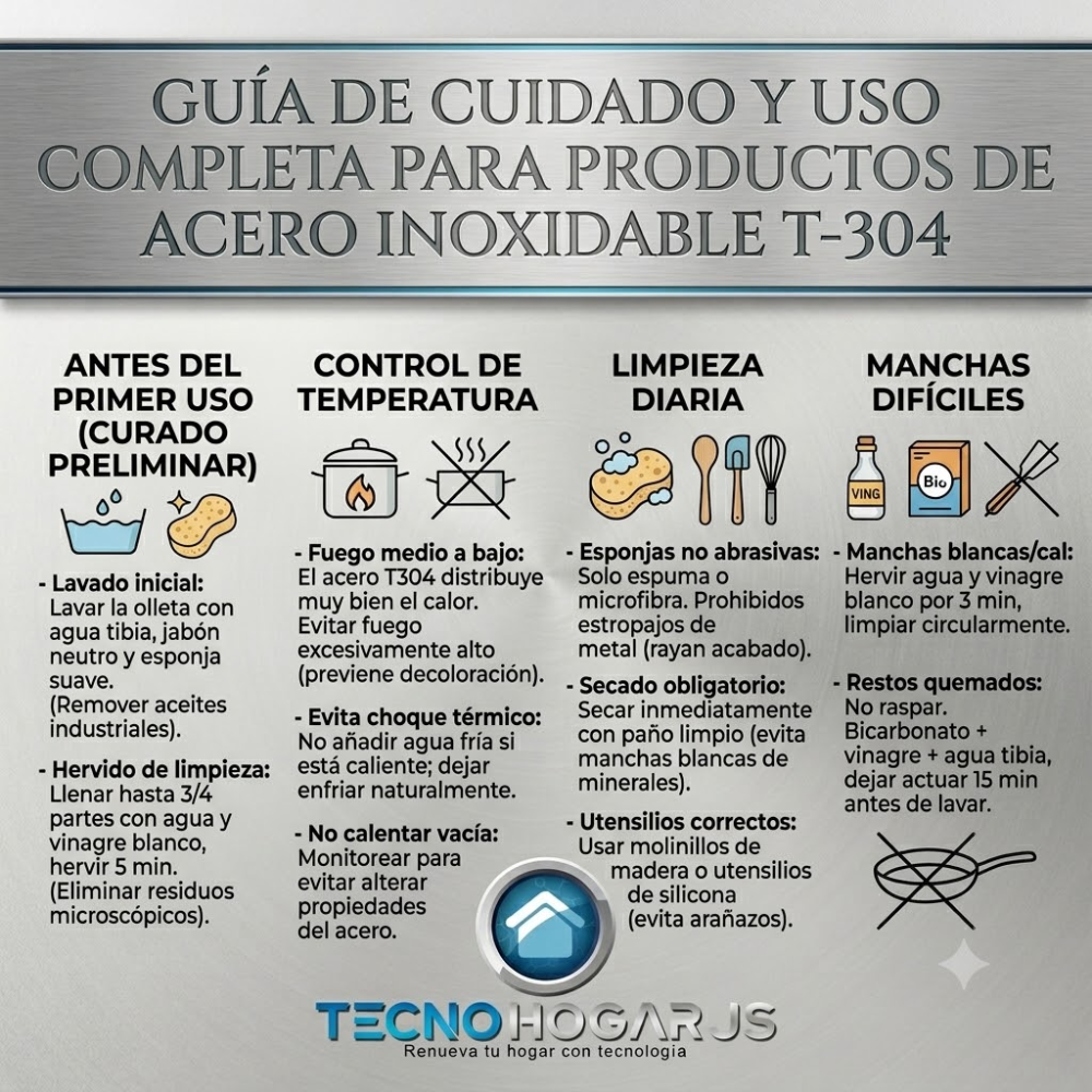 Olleta Chocolatera Acero Quirúrgico T304 Elegance 1 Litro Jarra Café