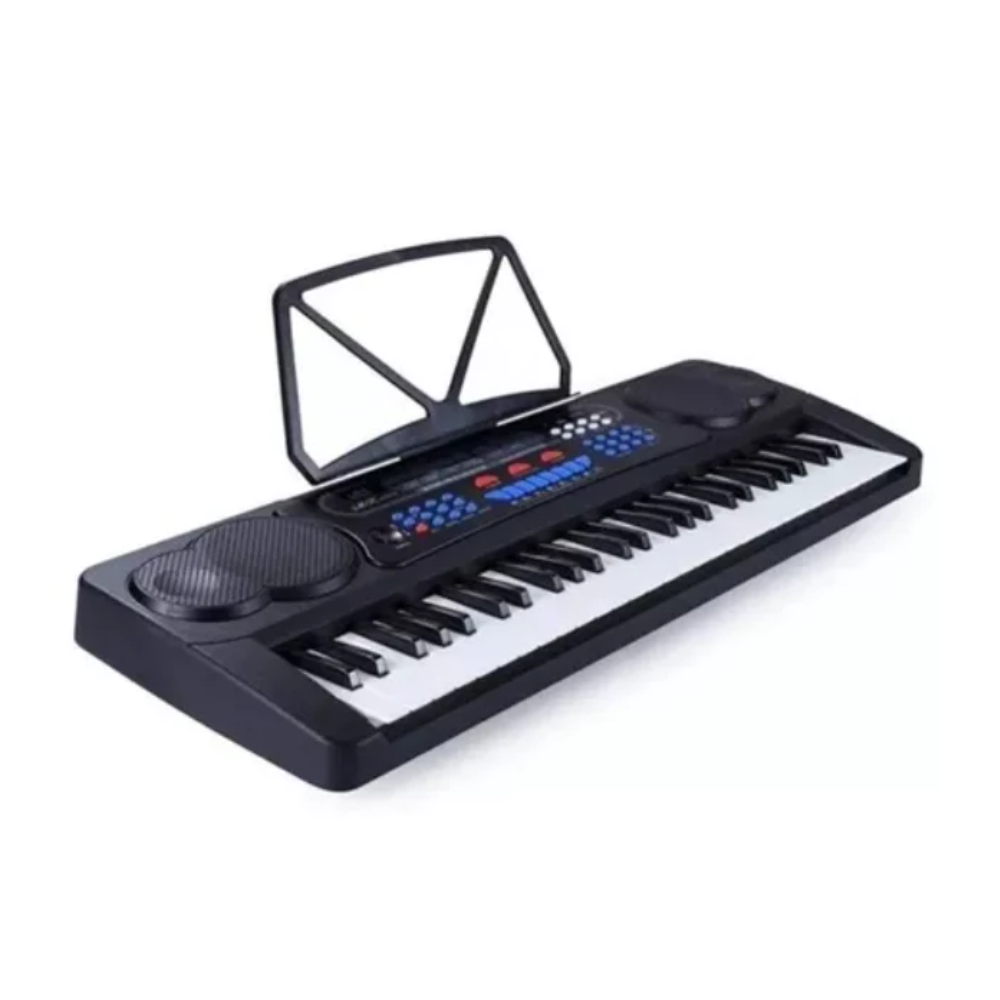 Teclado Organeta Piano MK4500 54 Teclas 16 Tonos USB Micrófono Atril