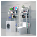 Organizador Baño Lavadora Mueble 3 Niveles Ahorrador Espacio Ganchos