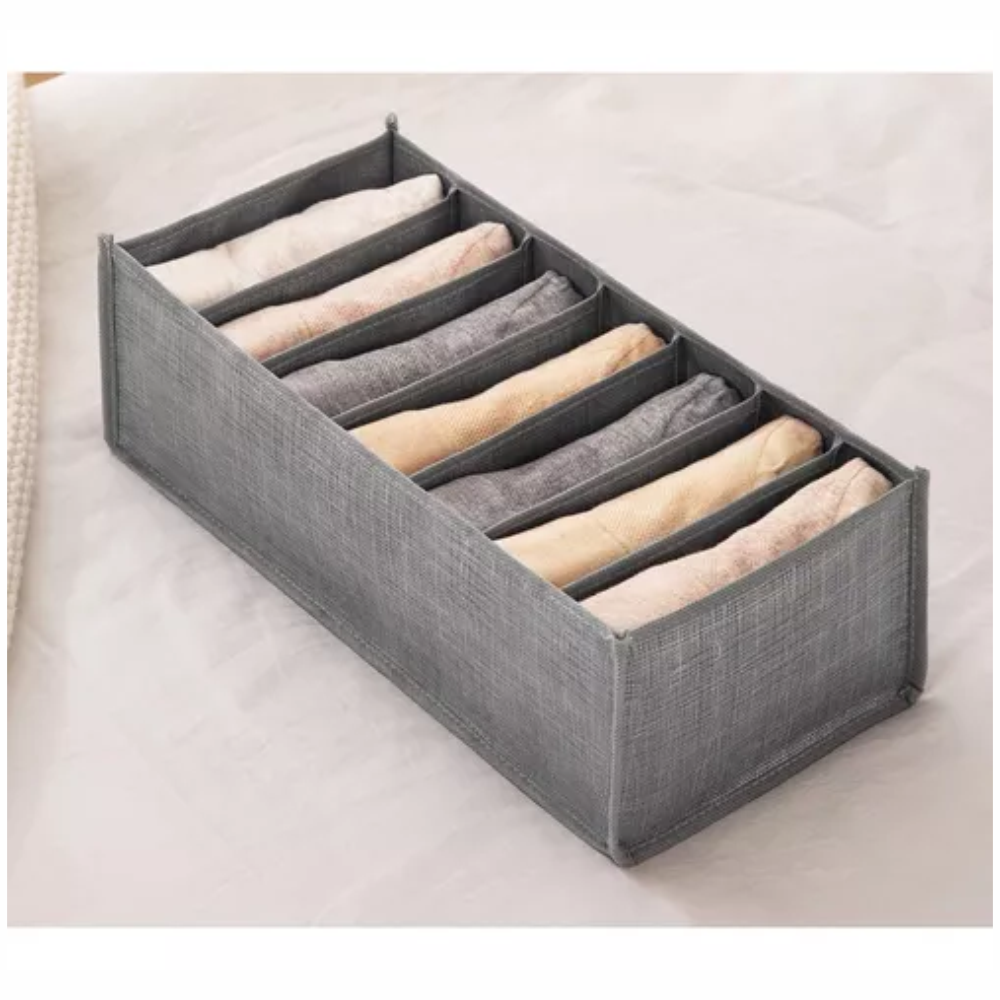 Organizador Ropa Camisas Pantalones 7 Divisiones Plegable Cajón Closet