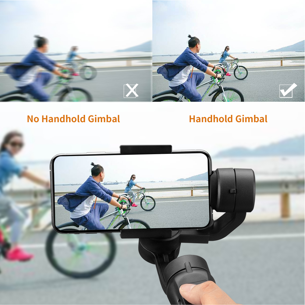 Gimbal Estabilizador Video 3 Ejes Celular Bluetooth 2200mAh Estuche