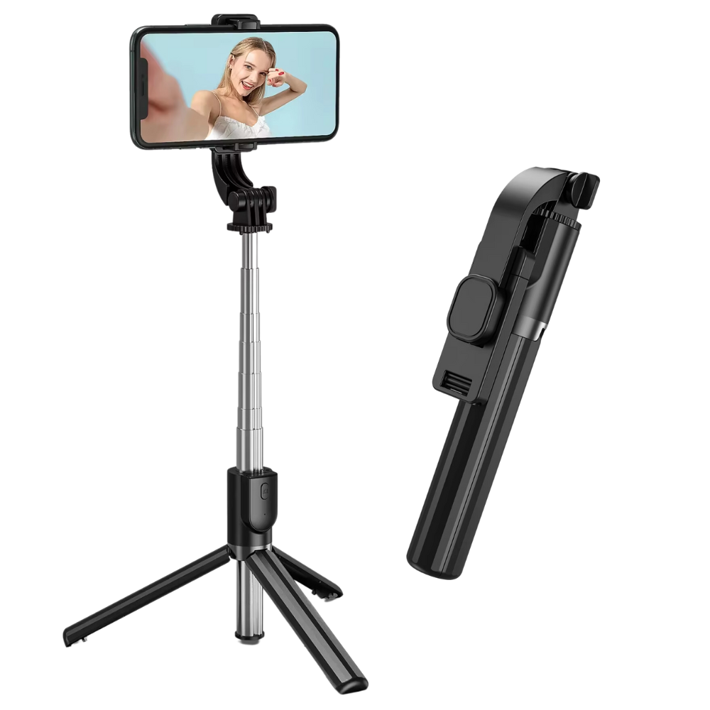 Palo Selfie Trípode Bluetooth Control Remoto Extensible 157cm Celular