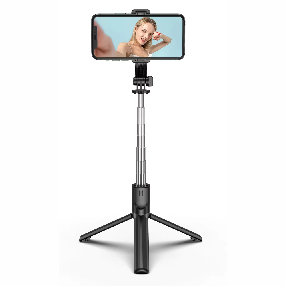 Palo Selfie Trípode Bluetooth Control Remoto Extensible 157cm Celular