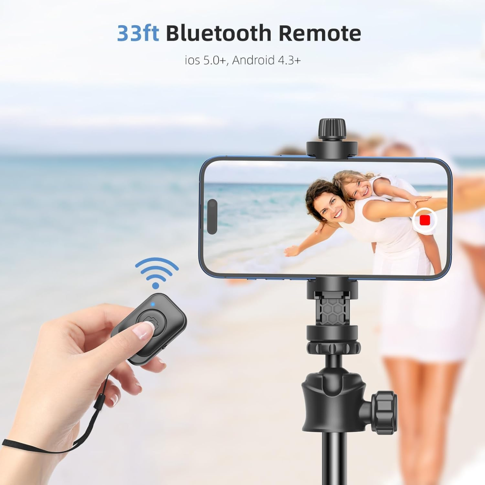 Palo Selfie Trípode Bluetooth Control Remoto Extensible 157cm Celular