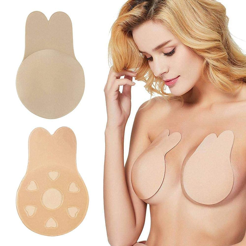 Parches Levanta Busto Silicona Adhesivo Reutilizable Invisible Pezón