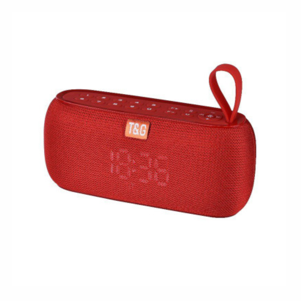 Parlante Bluetooth Recargable Pantalla Digital Reloj Alarma TG-177