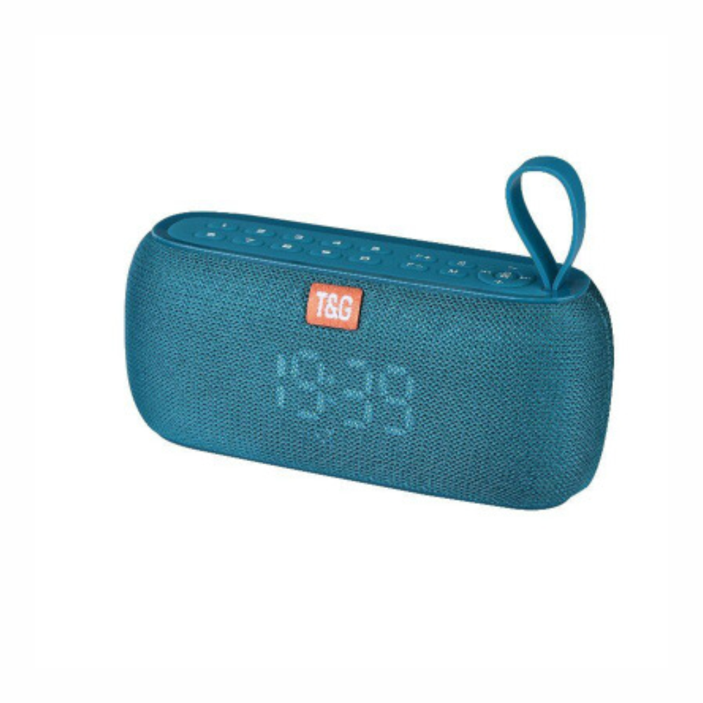 Parlante Bluetooth Recargable Pantalla Digital Reloj Alarma TG-177