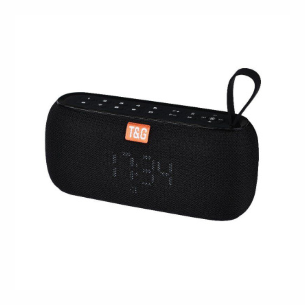 Parlante Bluetooth Recargable Pantalla Digital Reloj Alarma TG-177