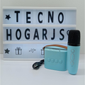 Parlante Karaoke Bluetooth AS202 Micrófono Inalámbrico Efectos Voz