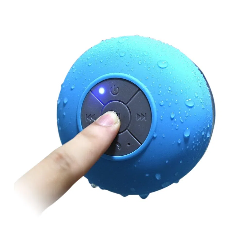 Parlante Bluetooth Ducha Resistente Agua Recargable Ventosa Micrófono