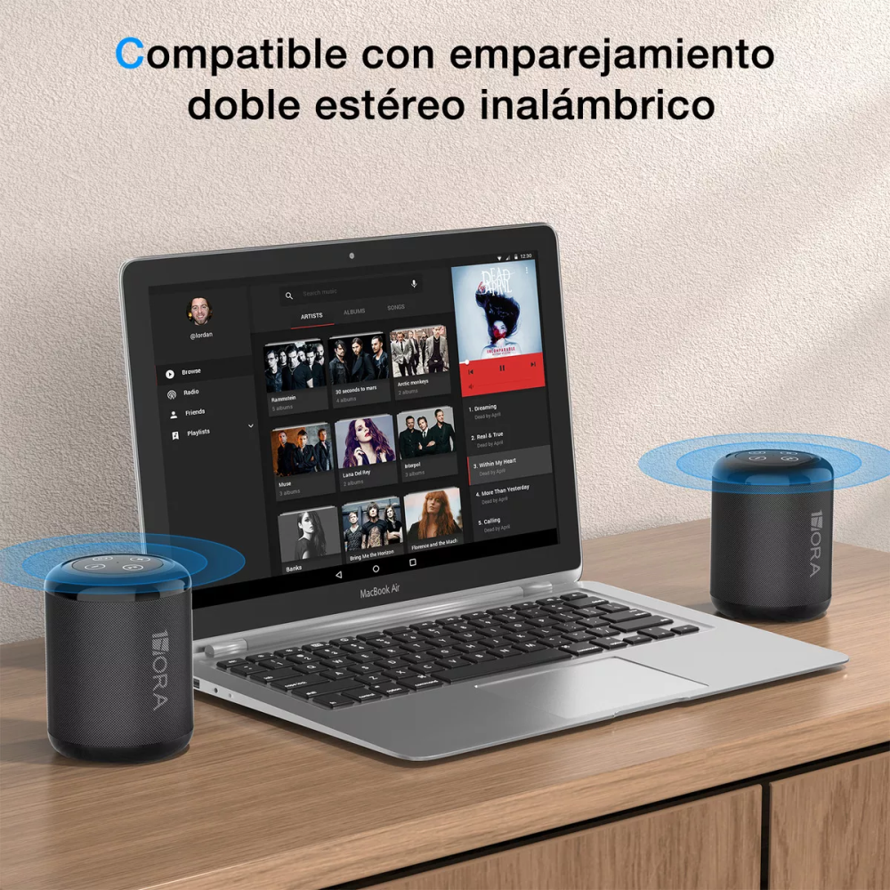 Mini Parlante Bluetooth 5.1 Portátil Recargable Radio FM USB Micro SD